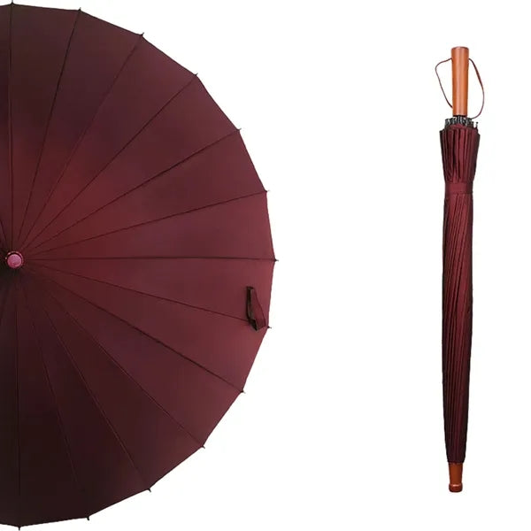 Wood Handle Straight Umbrella
