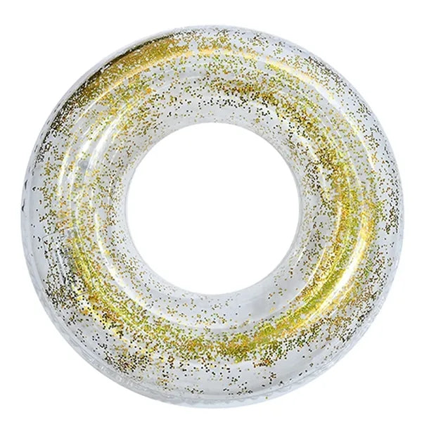 35-Inch Inflatable Sequin Swimming Ring