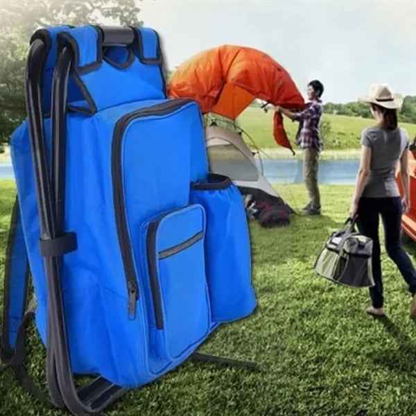 Portable Fishing Cooler Chair Insulated Folding Stool