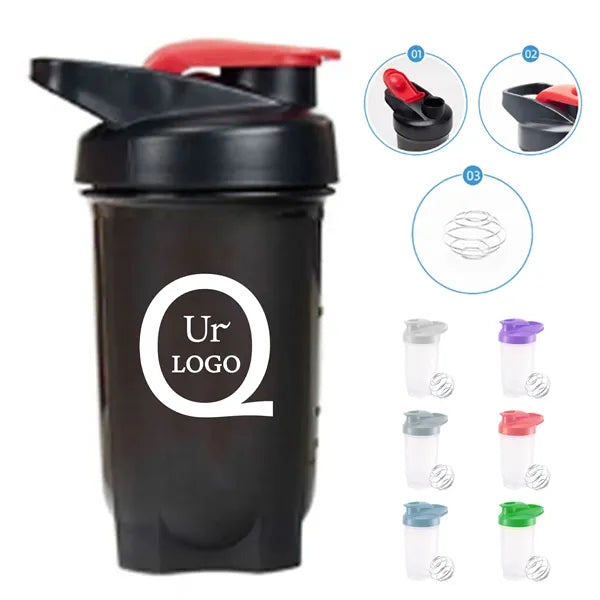 10oz Plastic Shaker Bottle