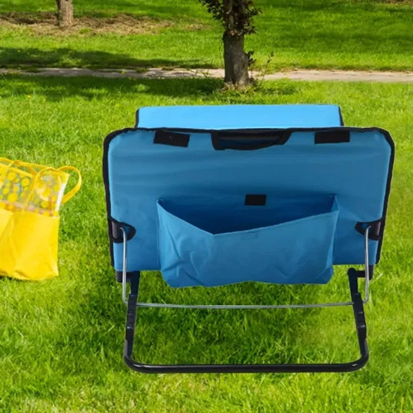 Foldable Lounge Beach Mat with Backrest and Pillow