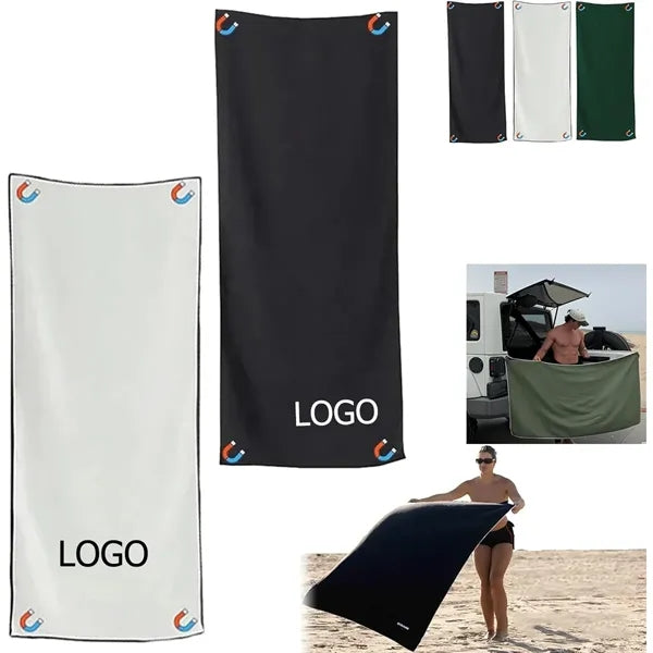 Oversized Magnetic Sand-Proof Absorption Bath Towel