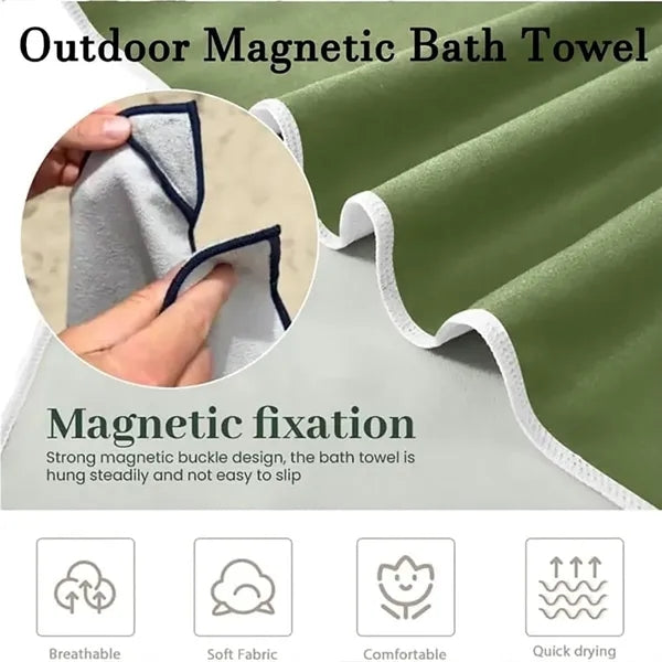 Oversized Magnetic Sand-Proof Absorption Bath Towel