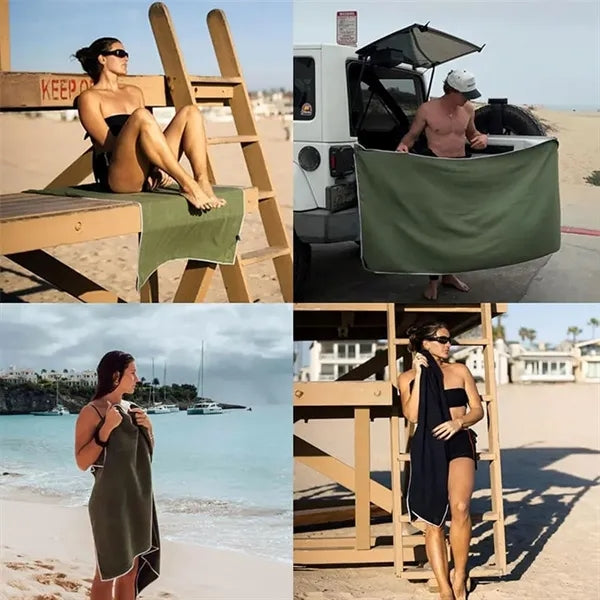 Oversized Magnetic Sand-Proof Absorption Bath Towel