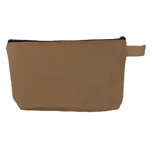 Cotton Canvas Zipper Pen Pouch