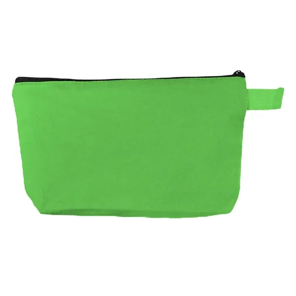 Cotton Canvas Zipper Pen Pouch