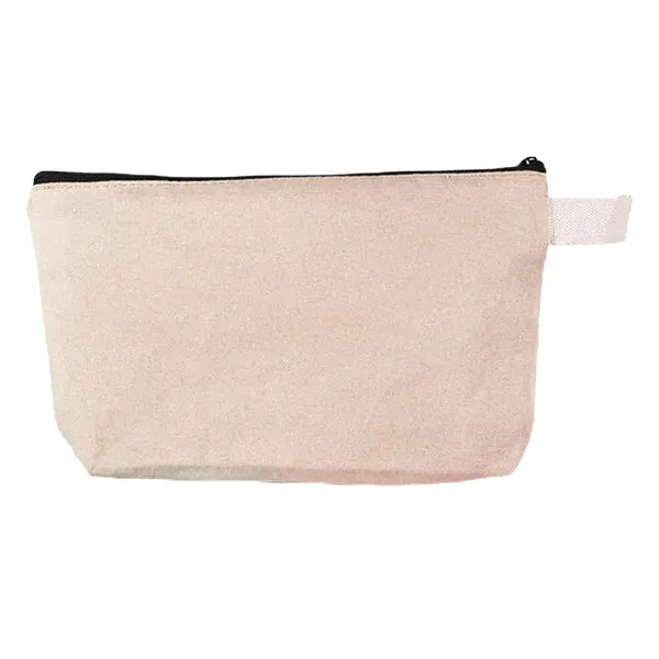Cotton Canvas Zipper Pen Pouch