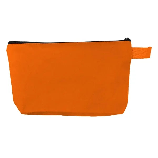 Cotton Canvas Zipper Pen Pouch