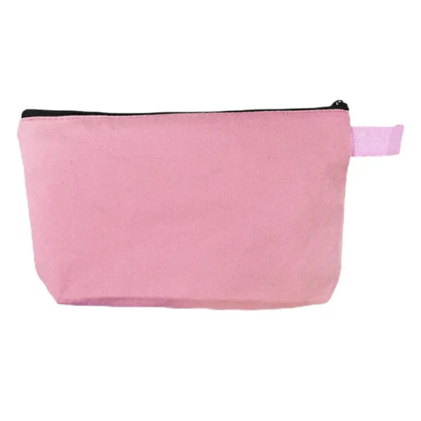 Cotton Canvas Zipper Pen Pouch