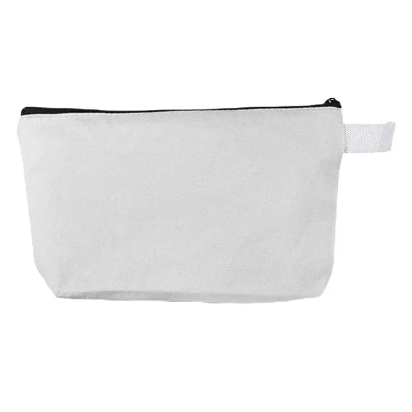 Cotton Canvas Zipper Pen Pouch