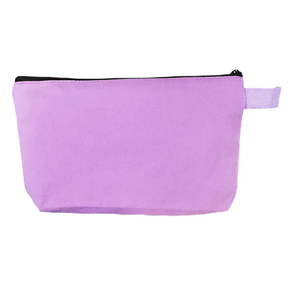 Cotton Canvas Zipper Pen Pouch