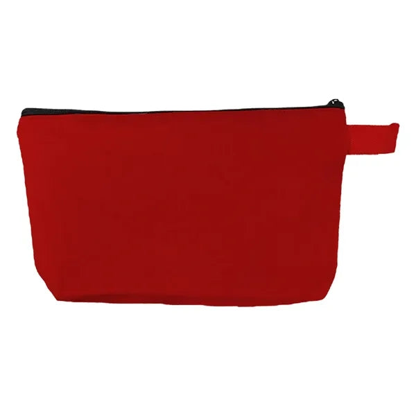Cotton Canvas Zipper Pen Pouch