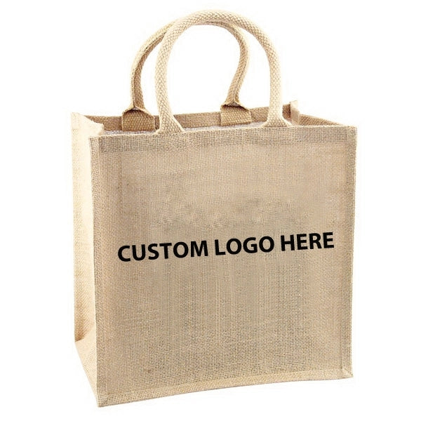 Imprinted Jute Tote Bag