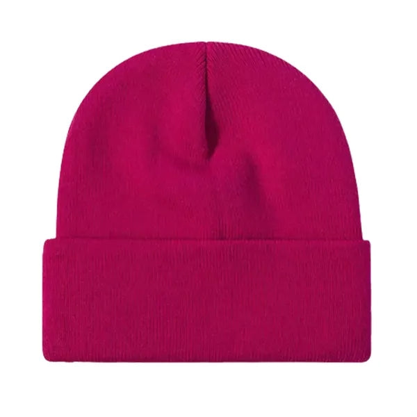 Roll Up Cuff Knit Beanie