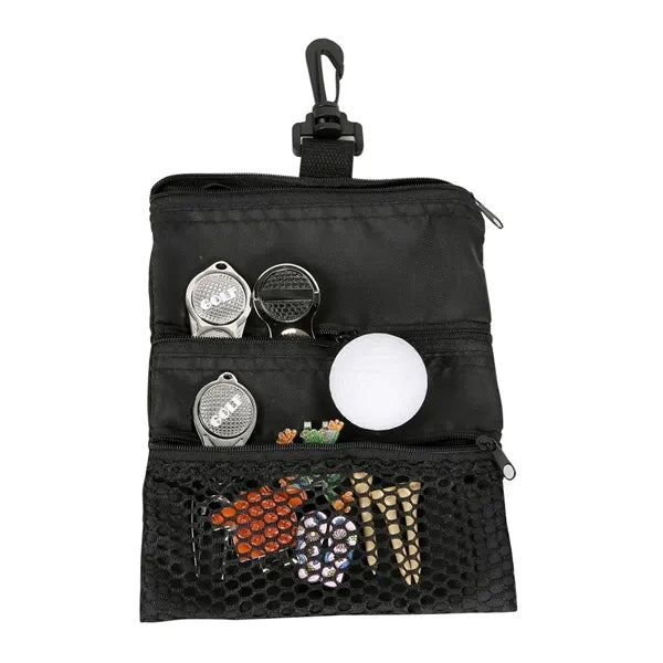 Oxford Cloth Golf Tee Fanny Pack
