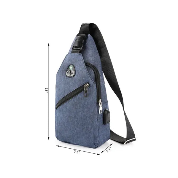 Waterproof Sling Backpack Crossbody Chest Bag