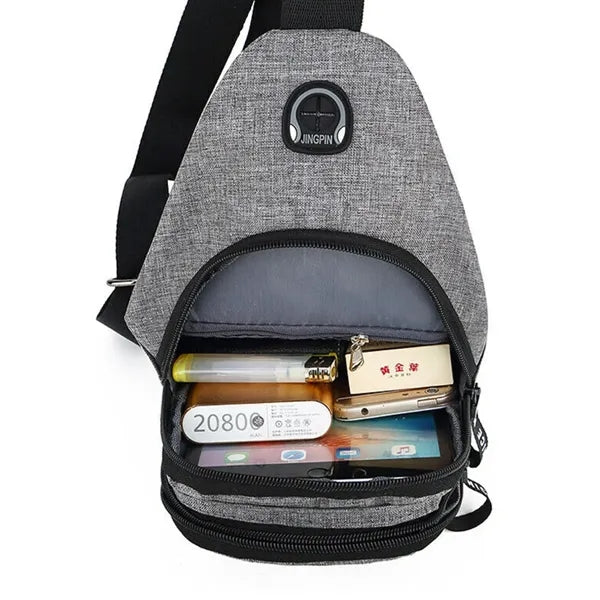 Waterproof Sling Backpack Crossbody Chest Bag