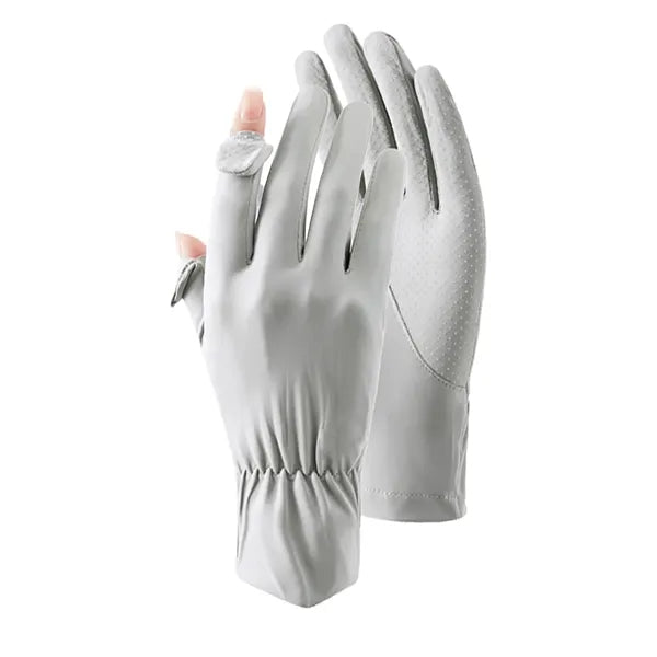 Uv Protection Full Finger Cycling Glove For Women
