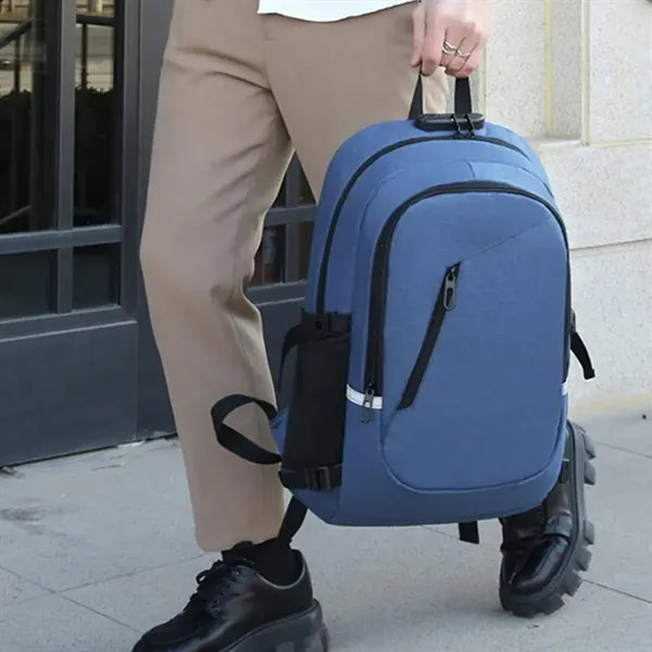 Anti Theft Laptop Backpack with USB Port and Lock