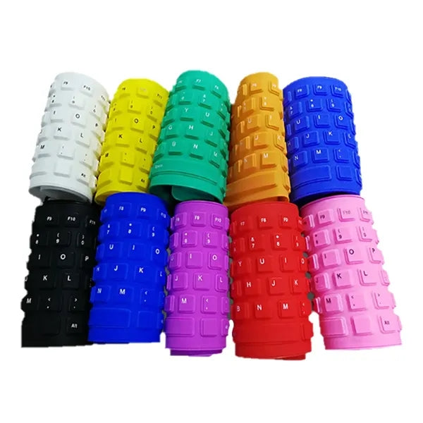 Silicone Keyboard Waterproof Dustproof USB Portable Design