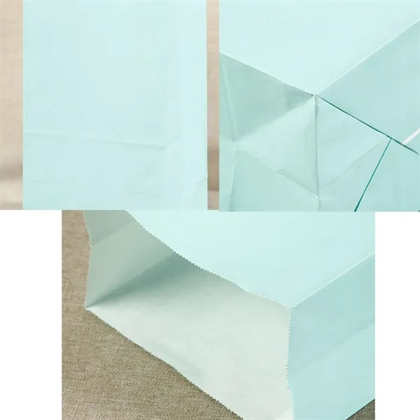 Colorful kraft paper bag without handle