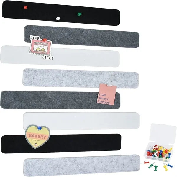 Self-Adhesive Felt Bulletin Strips for Wall Display Boards