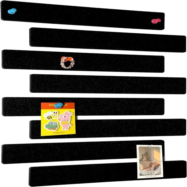Self-Adhesive Felt Bulletin Strips for Wall Display Boards