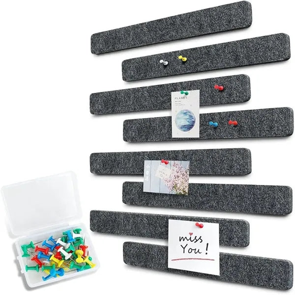 Self-Adhesive Felt Bulletin Strips for Wall Display Boards