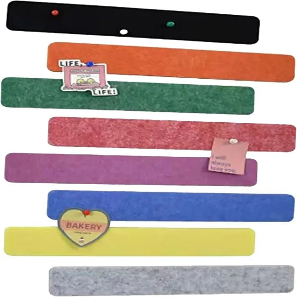 Self-Adhesive Felt Bulletin Strips for Wall Display Boards