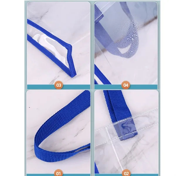Transparent tote bag multi-color