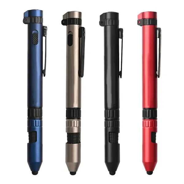 7 In One Outdoor Multi Functional Tool Pen With Flashlight