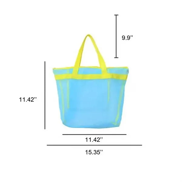 Beach Travel Bath Handheld Storage Mesh Bag
