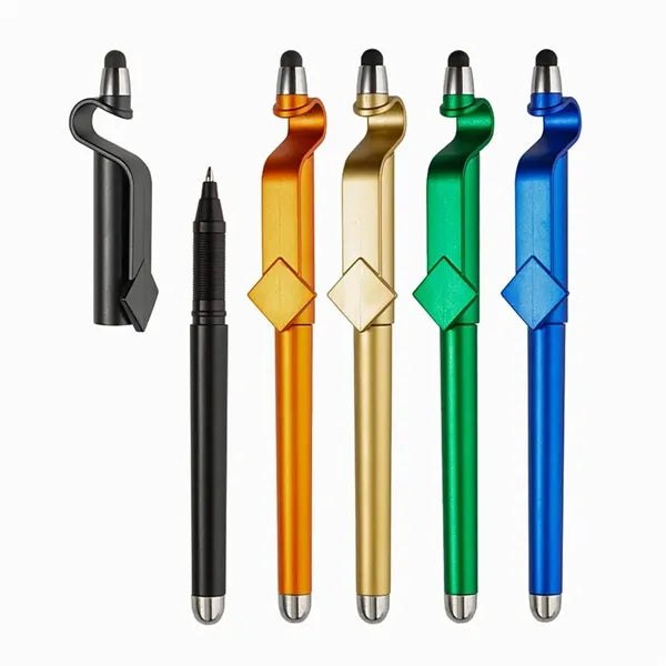 3 In One Multi Functional Plastic QR Code Stylus Pen