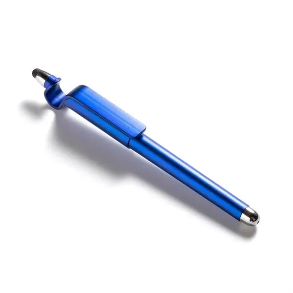 Multi Functional Plastic Stylus Pen With Phone Stand