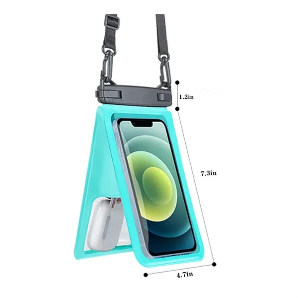 Waterproof Phone Holder with Dual Pockets Swim & Dive Ready