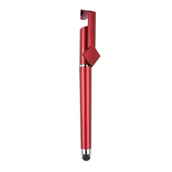 3 In One Multi Functional Plastic QR Code Stylus Pen With Ph