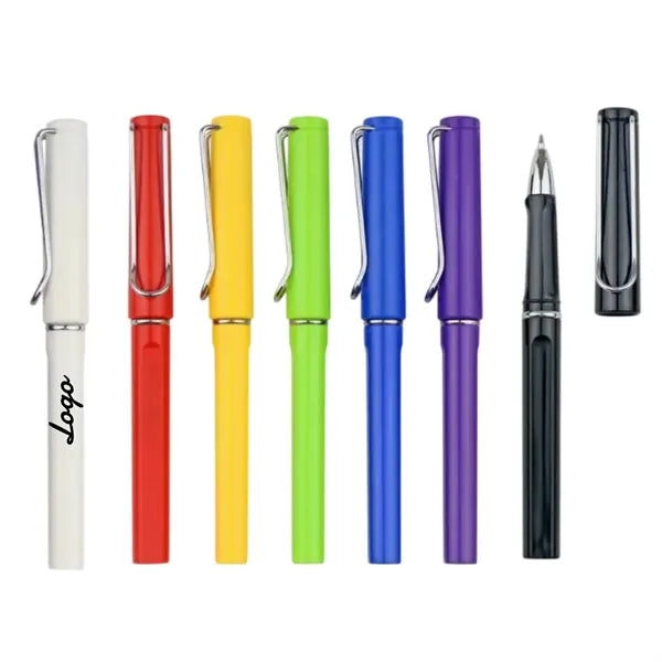 Colorful Metal Clip Logo Imprintable Ballpoint Pens