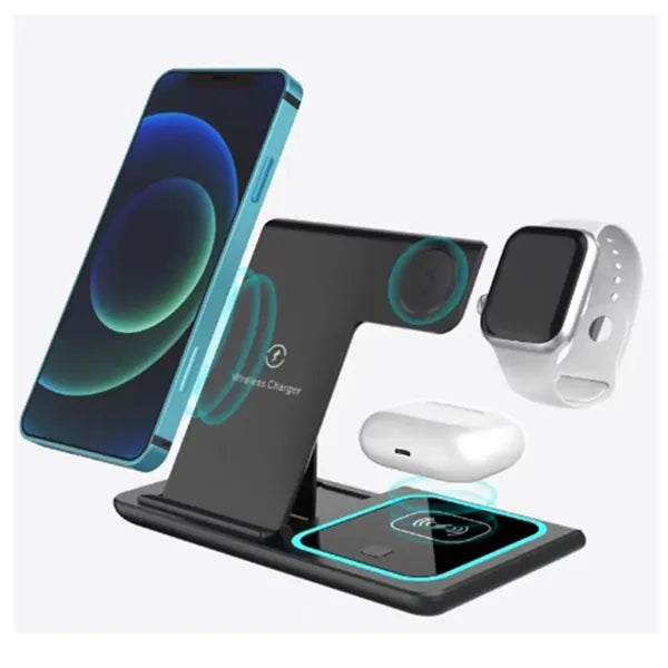 Magnetic 3-in-1 Foldable Wireless Charging Dock