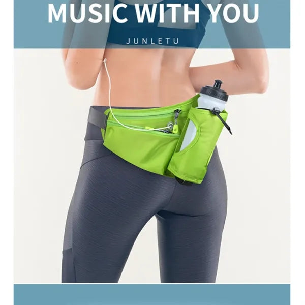 Colorful Sports Hydration Waist Packs with Reflective Strips