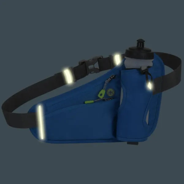 Colorful Sports Hydration Waist Packs with Reflective Strips