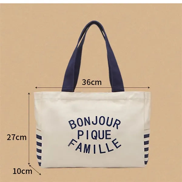 Canvas rope bag