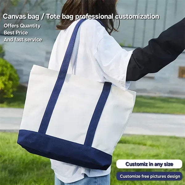 Canvas rope bag