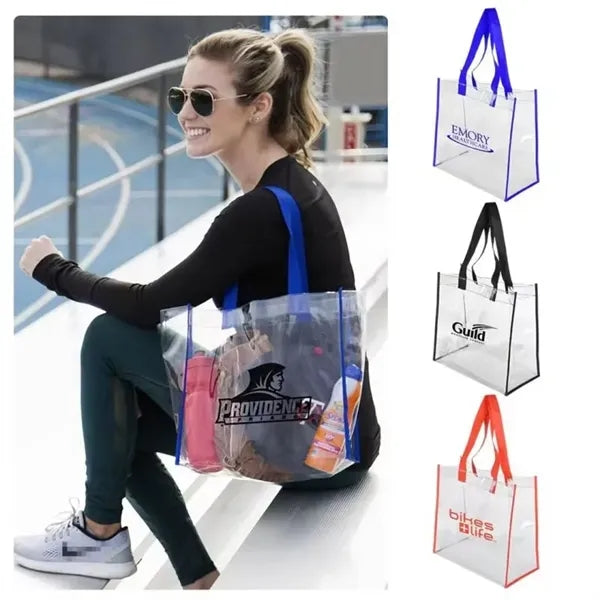 Classic Clear Stadium Tote Bag - Ocean