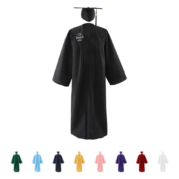 Multi Color Graduation Cap And Gown Set