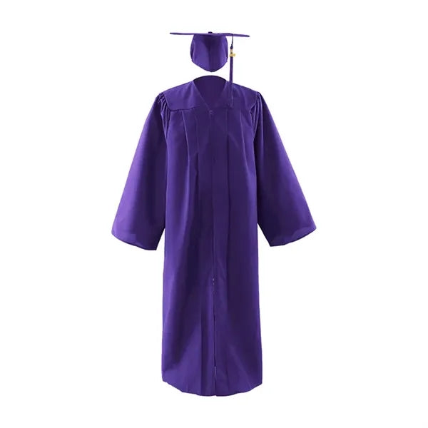 Multi Color Graduation Cap And Gown Set