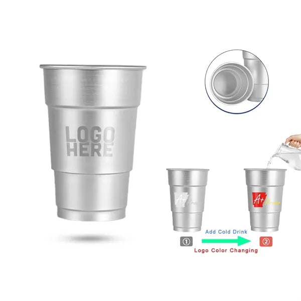 Color-Changing Aluminum Cups