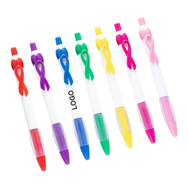 Ribbon Plastic Stretchable Ballpoint Pen