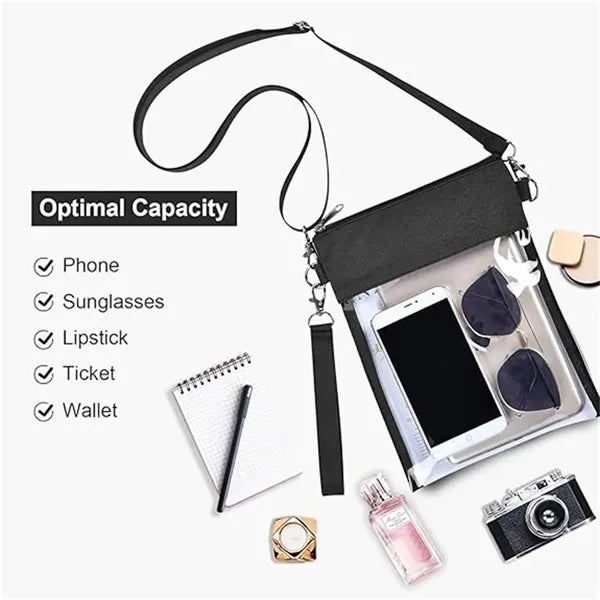 Clear Crossbody Purse Bag Stadium Approved