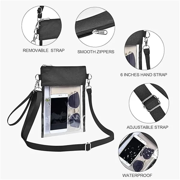 Clear Crossbody Purse Bag Stadium Approved