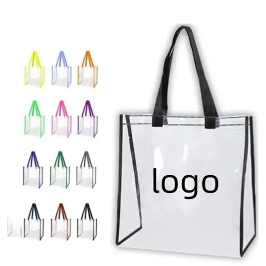 Approved see-through event tote for stadiums